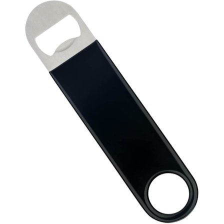 Bartender flaskeåpnere, barblad, ølålpnere, 1 pakke av profesjonell kvalitet: Gummibelagt, rustfritt stål.