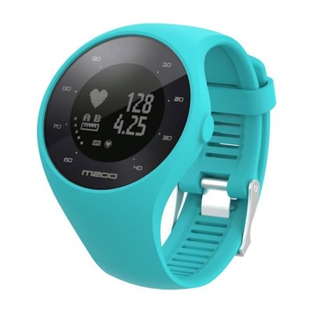 Polar M200 Enfärgat silikon klockband - Turkos