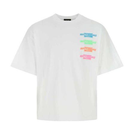 We11Done T-Shirt White , Wit , Dames , Maat: M