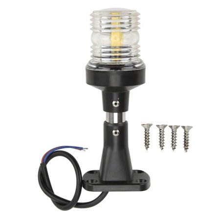 6 tommer høj bådnavigationslys 3W 3NM synlighed DC12V/24V 5000K 360° belysning rundt om lampe til yacht speedbåd