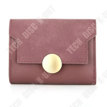 Mini Leather Wallet TD Bordeaux Koko 11.7cm x 9cm x 1.5cm[D]