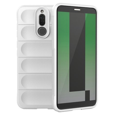 Mjukt greppformat Huawei Mate 10 Lite skal - Vit