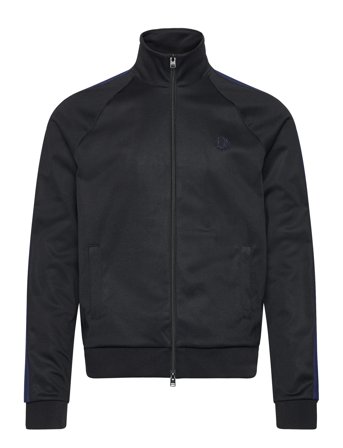 Fred Perry Mesh Taped Track Jkt - Black - S