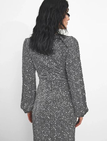 Noella Teagan Lg Dress - Grey - XL