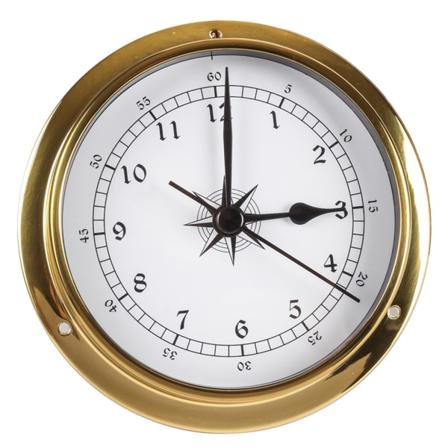 115 mm seinään kiinnitettävä lämpömittari kosteusmittari watch kello vuorovesikellon sääasema kupari Shellin sisäkäyttöön ulkokäyttöön