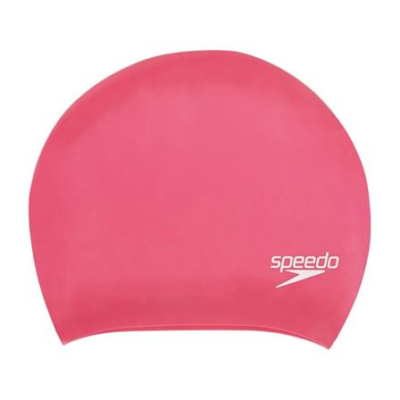 Speedo Unisex Vuxen Långhårig Silikon Simmössa En Storlek Rosa Pink One Size