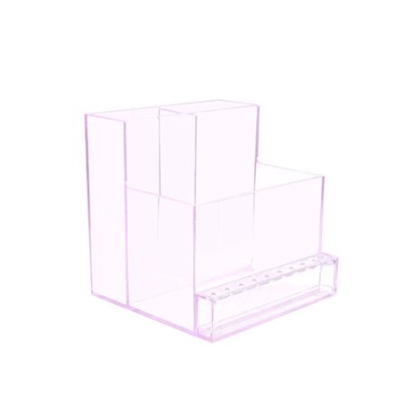 Professionel akryl neglebor holder opbevaringsstativ manicure værktøj display container organizer boks neglesalon