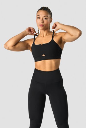ICANIWILL - Stride Strappy Sportsbra Black - Sport-BH - Damen - ICIW