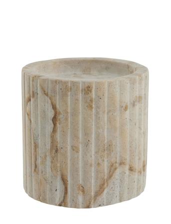 Eliana Dekoration Home Decoration Candlesticks & Lanterns Candlesticks Beige Lene Bjerre