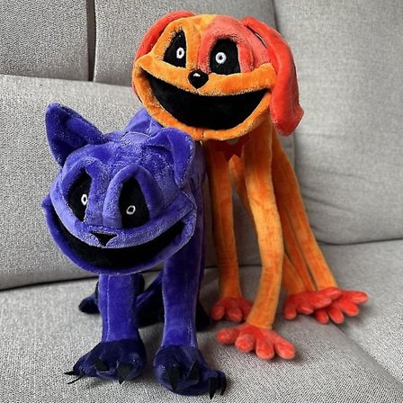 2 stk. Catnap+dogday Smiling Critters Plysjleke