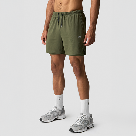 ICANIWILL Stride 2-in-1 Shorts Grön