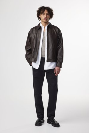 NN07 Theo 1420 Chino male Black Organic Cotton