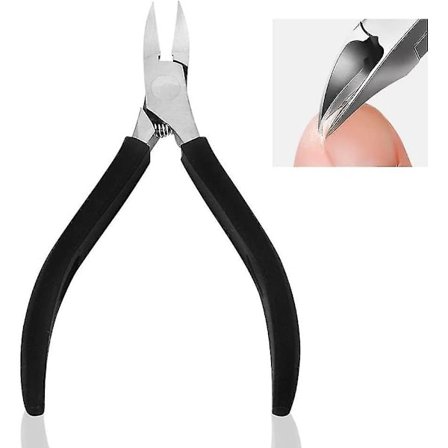 Tånegleklipper Heavy Duty Profesjonell For Tykke Negler Inngrodde Negler Død Hud Hård Hudsvulster Svart 1stk