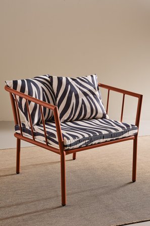 Jotex - Putesett Lenestol Svart zebra - MENTON - Kjøp Puter & sitteputer hos Jotex