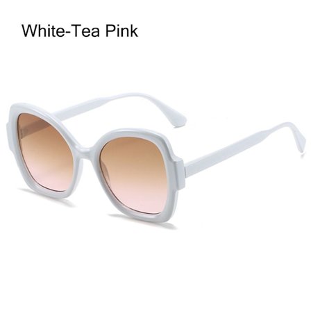 Butterfly Solglasögon Oregelbundna solglasögon VIT-TE ROSA