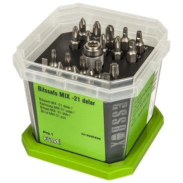ESSVE Mix 9995696 Bitssats 21 delar, Maskintillbehör & förbrukning