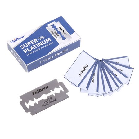 Kaksiteräinen turvaterä 10 kpl