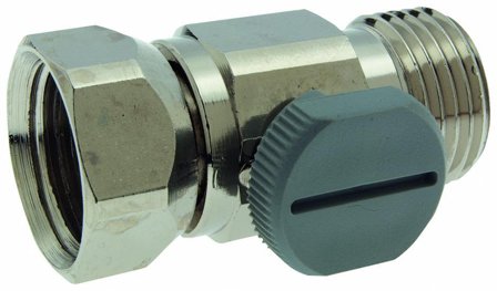 Trio Perfekta 8560105 Kulventil 15 (1/2"), 15 mm, med löpmutter, Installation