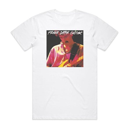 Frank Zappa Guitar T-shirt Vit
