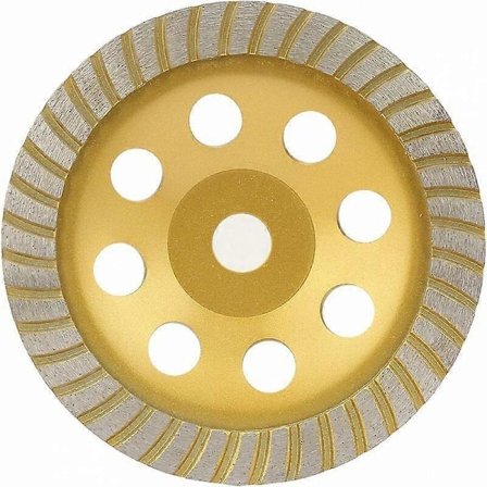 180 mm timanttilaikka betonin, graniitin ja kiven hiontaan. Pintahiontalaikka ammattikäyttöön