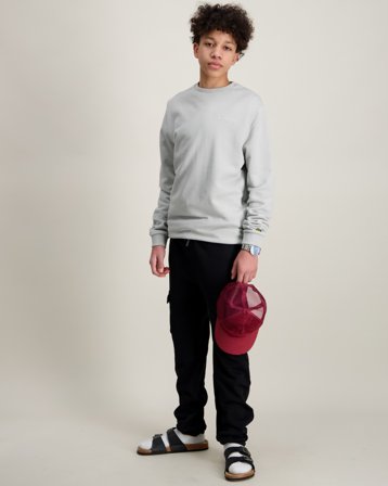 Lyle & Scott Script Crew Neck Sweatshirt Grå Tröjor Kille - Kids Brand Store