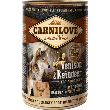 Carnilove - Hund viltkjøtt av hjort og reinsdyr 400g - Hund - Hundefôr & hundemat - Våtfôr & våtmat - ZOO.no