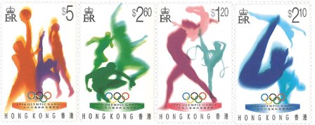 Hongkong - Olympiske lege - Postfrisk sæt 4v