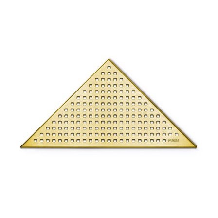 Purus Chess Sil chess-mønster, messing, Innendørsavløp