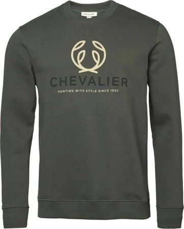 Chevalier Men ́s Chevalier Logo Sweatshirt Men long-sleeved sweaters Green XXL