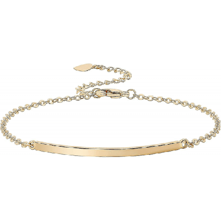 Dam Guld Bar Armband Enkelt Och Utsökt Tunn Ärm Armband Haka Armband 14k Guldpläterad Handgjorda Minimalistiska Smycken
