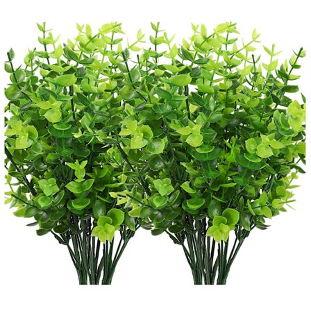 UV-bestandige udendørs kunstige grønne planter falske plastik buksbom buske græsstængler hjem bryllup indendørs udendørs terrasse have veranda 