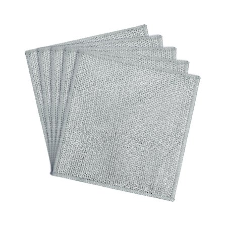 20 cm ståltråd opvaskeklud genanvendelig køkkengryde og opvask fedt håndklæde multifunktionelle rengøringsservietter 5 stk