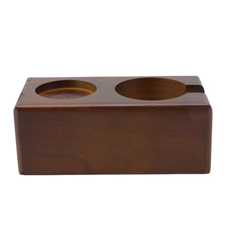 Kaffebryggare Tamperhållare Bokfördelare Förvaringsställ Kaffe Bar Tillbehör för 58mm Tamper Brun