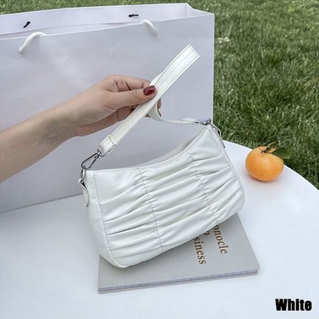 Mode Cloud Axelväska Dam Casual Sling Bag VIT