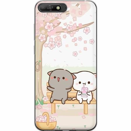Huawei Y6 (2018) Genomskinligt Skal Kawaii