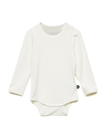 Body Ls - Bamboo White Minymo
