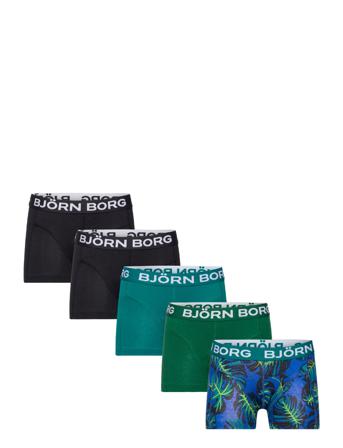 Core Boxer 5P Night & Underwear Underwear Underpants Multi/mønstret Björn Borg*Betinget Tilbud