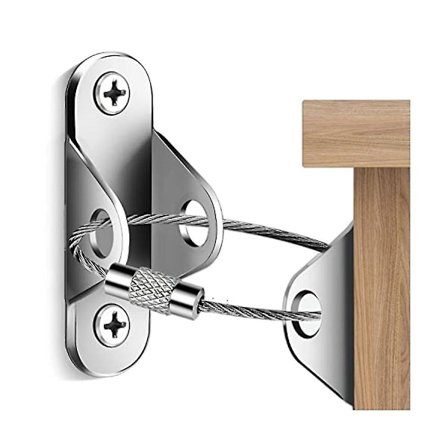 Møbelanker (Of10) Anti-tip møbelanker, til møbelkommode vægsikkerhed anker møbelbeslag væg B