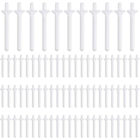 100 stk næsevoks pinde applikatorer plastik voks stang næsevoks strimler næsebor rengøring fjernelse til rengøring af næsebor og fjernelse af næsehår