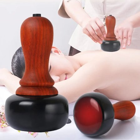 Elektrisk Gua Sha-massager med varma stenar, Bian-sten Guasha-skrapningsmassageapparat, värmeterapi, moxibustion för kropp och hud