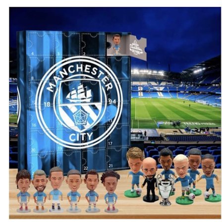Manchester City 24-dagers nedtellingskalender for jul - Blind Box 2025