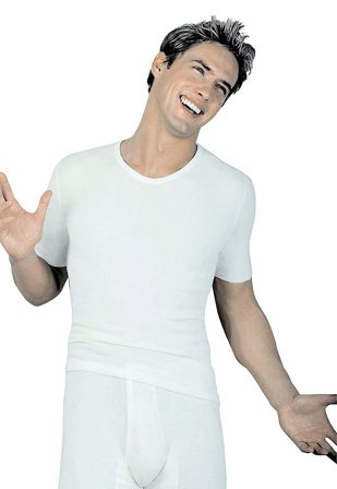 Peters Angora Herreundertrøje Korte Ærmer Natur XXL, Tøj & Bolig, Undertøj, Skiundertøj