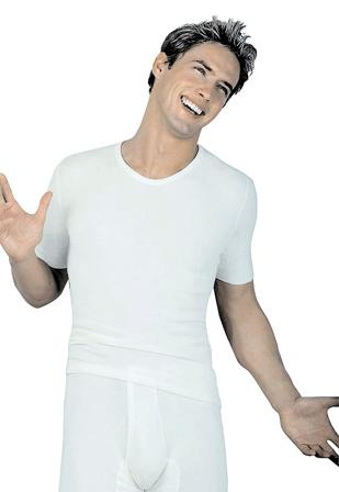 Peters Angora Herreundertrøje Korte Ærmer Natur XXL, Tøj & Bolig, Undertøj, Skiundertøj