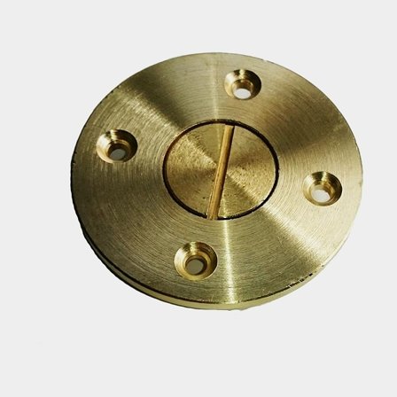 Drain plug / boat drain plug, external, brass, Ø60/27 mm, 1/2"