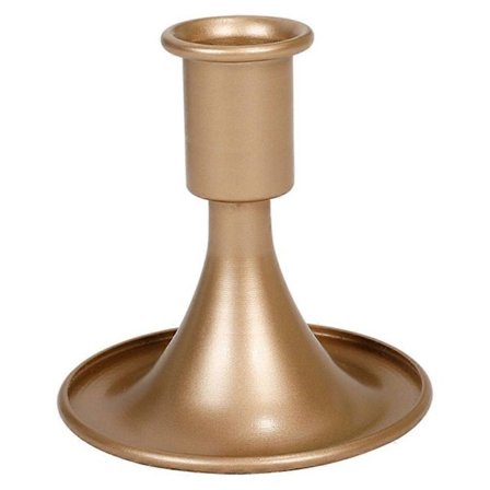 Delikat Guld Metall Ljusstake, Kreativ Ljuskopp Hållare Set om 2st