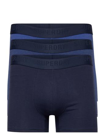 Boxer Multi Triple Pack Boxerkalsonger Blå Superdry