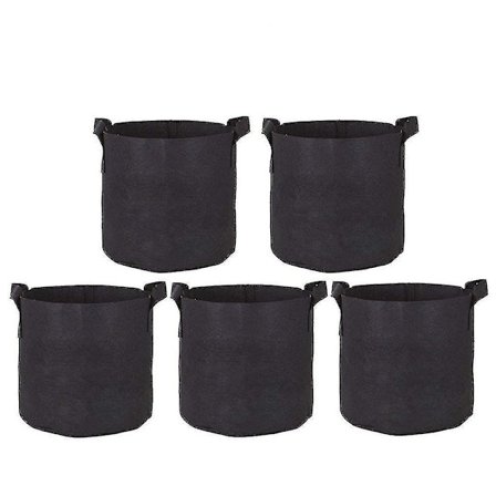 5 Pak Plantevækstposer - Grøntsagsstofvækstværktøjssæt