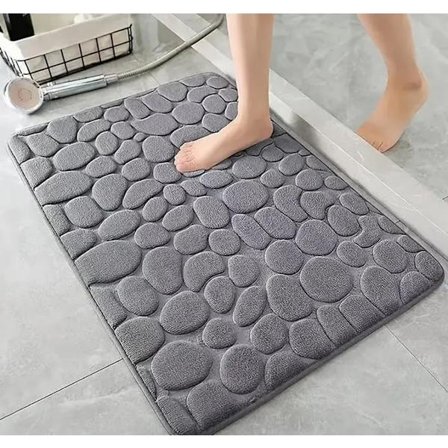 På fingertuppene: Memory Foam badematte Nyt ultimate komfort