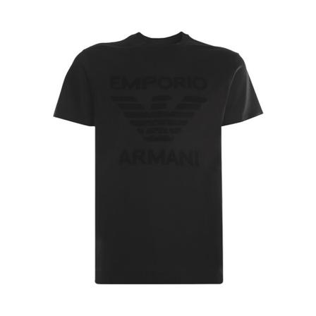 Emporio Armani T-shirt Sort, Herre T-shirts, Størrelse: L