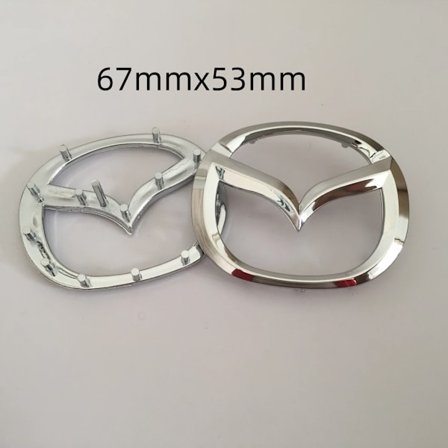 1 stk. 3D Til Mazda 67x53mm Bilrat Cover Emblem Mærkat Rat Badge Dekal Styling Auto Tilbehør